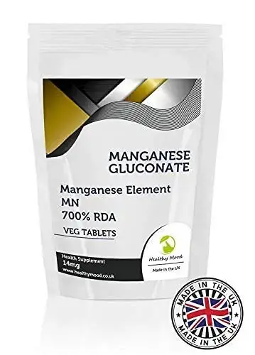Manganese Gluconate 122mg 60 Tablets Manganese Element 14mg Health Supplements Nutrition - Healthy Mood