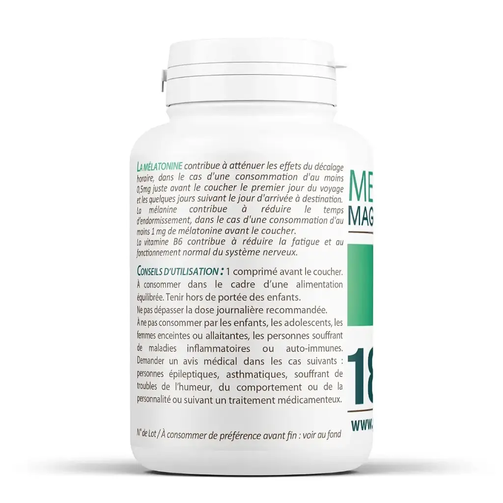 Melatonin 1 mg - 180 tablets — Tablets