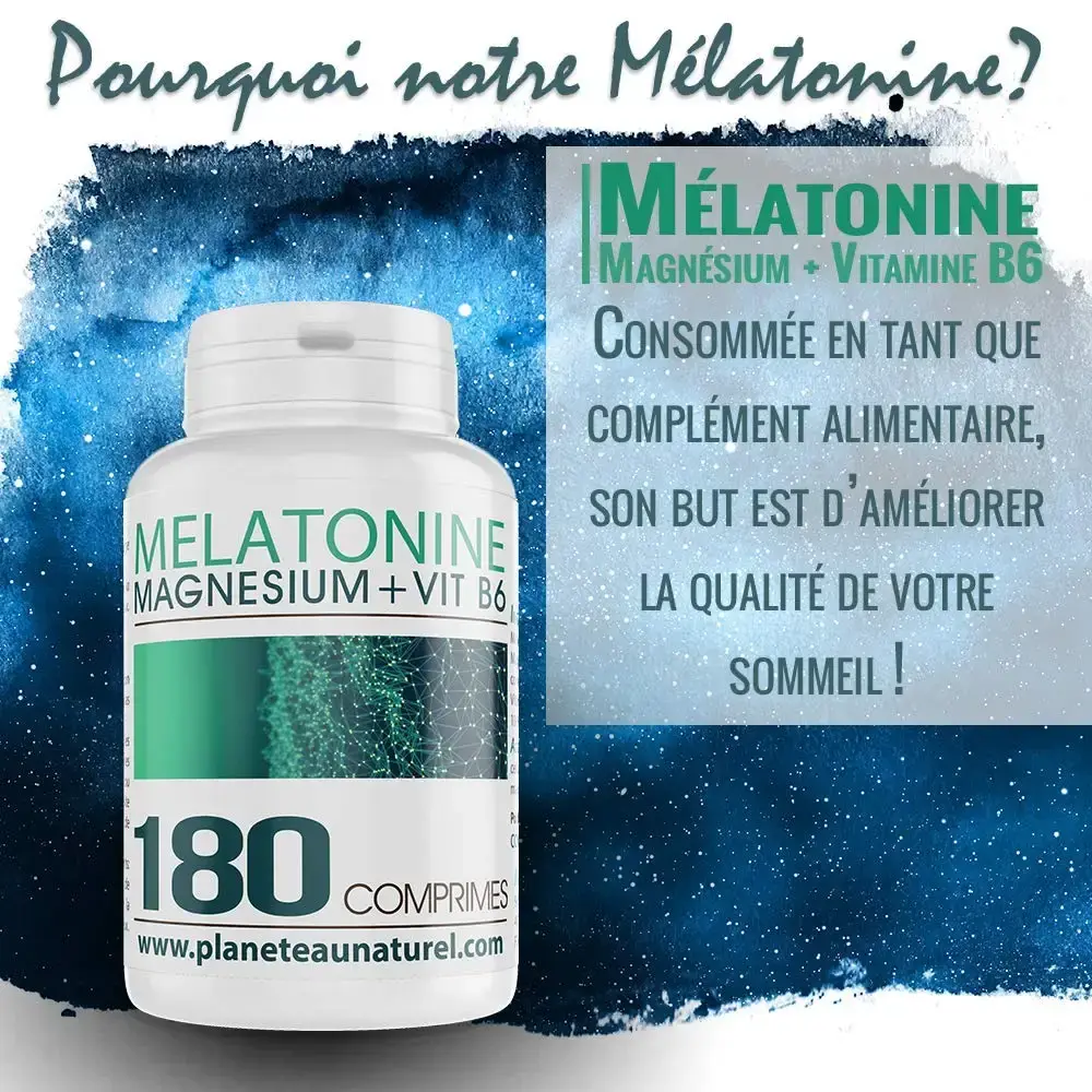 Melatonin 1 mg - 180 tablets — pack of 180