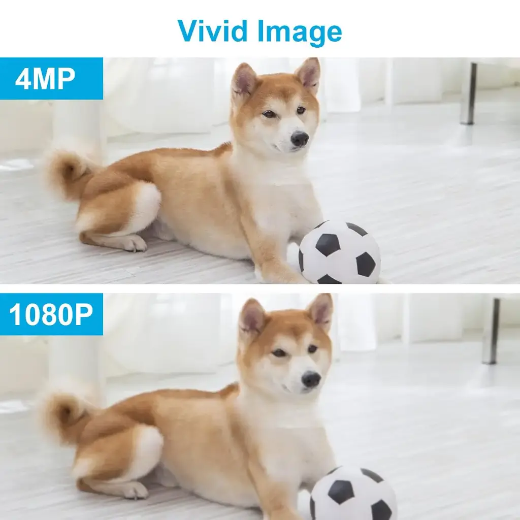 Mengshen pet camera 4MP dog cat wifi cam with telephone app human/noise/movement — Mengshen