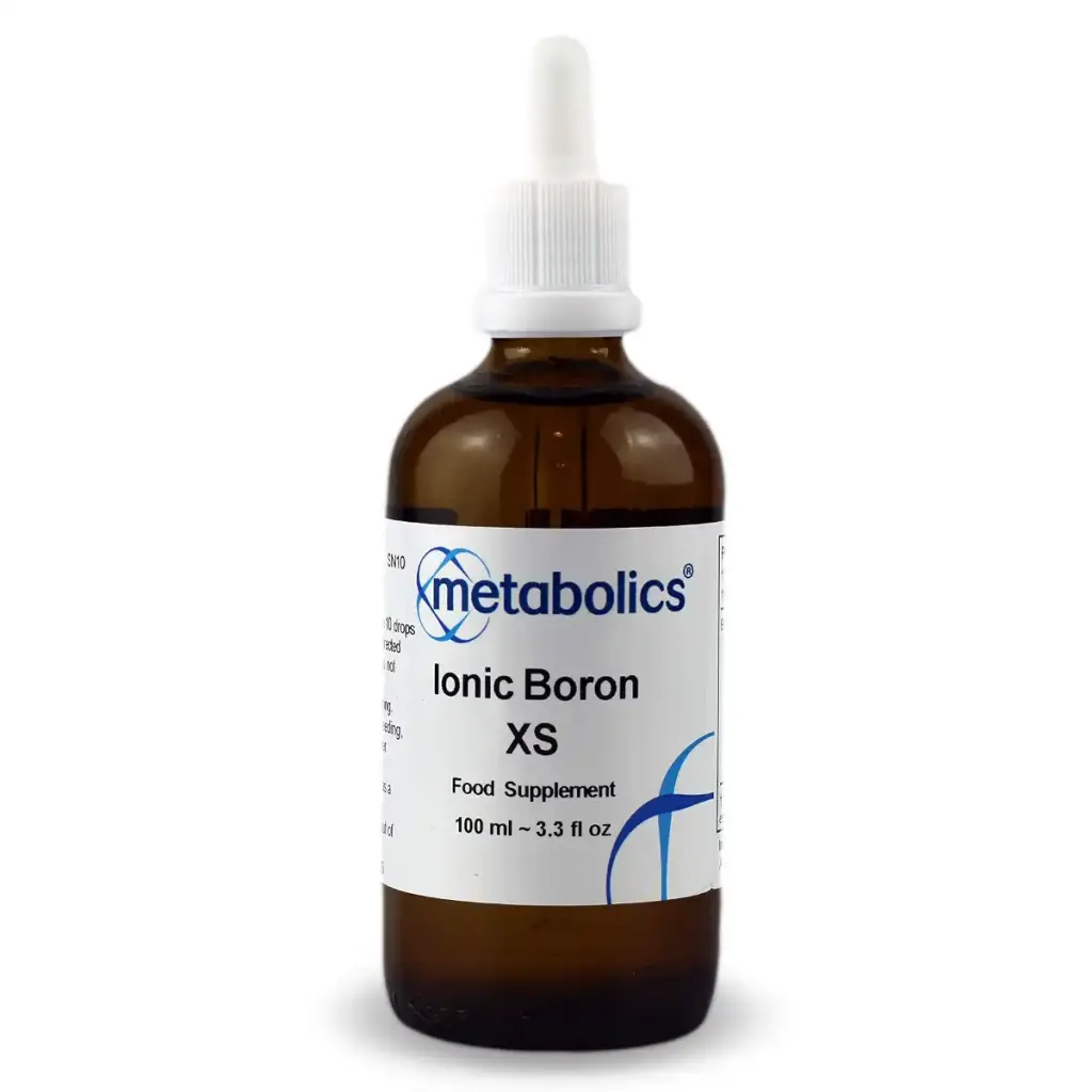 Metabolics Ionic Boron Liquid | Extra Strong | 100ml Bottle | Trace Mineral Liquid