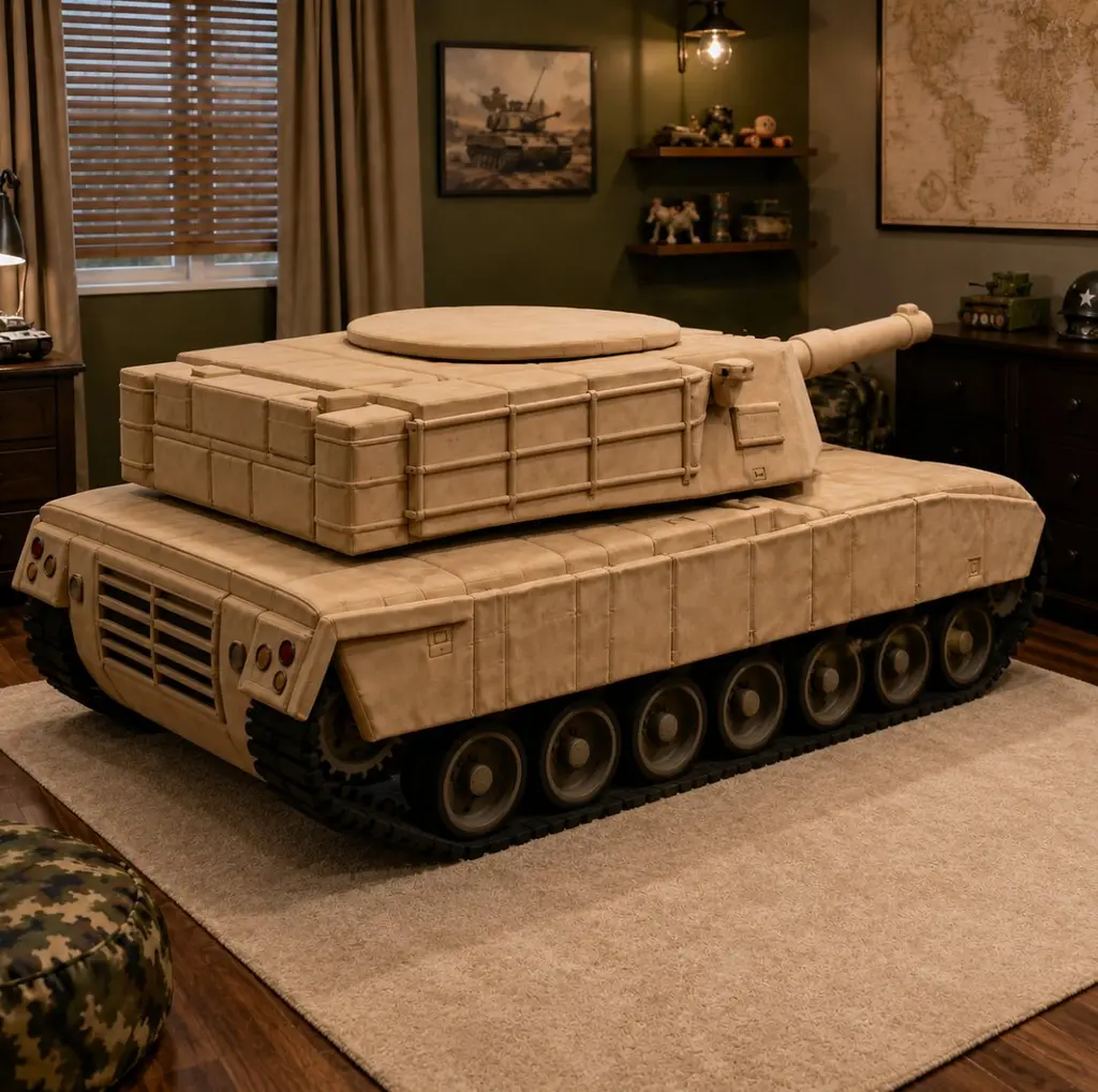 MilitaryBeds upholstered vehicle bed, view 4