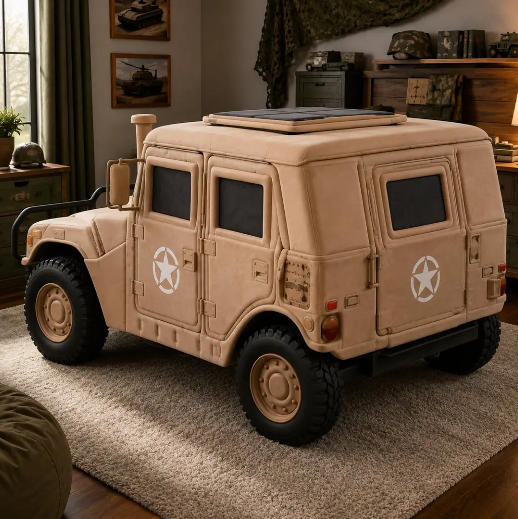 MilitaryBeds upholstered vehicle bed, view 6