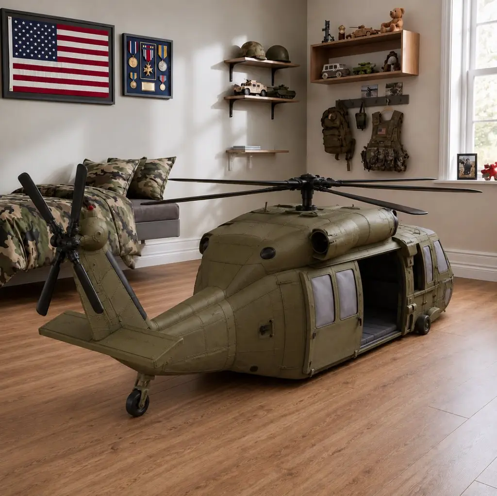MilitaryBeds upholstered vehicle bed, view 8