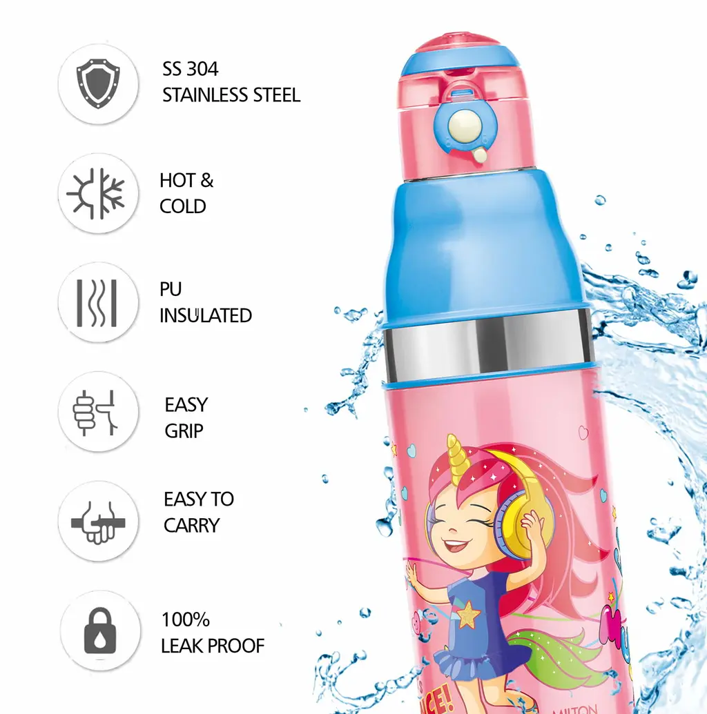 Milton Kool Stunner Kids Water Bottle, view 3