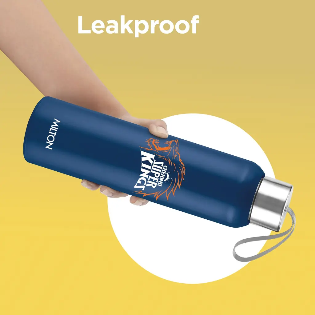 Milton Sports Steel Halo UV Printing Water Bottle - Chennai Super Kings (CSK) - Milton, view 14