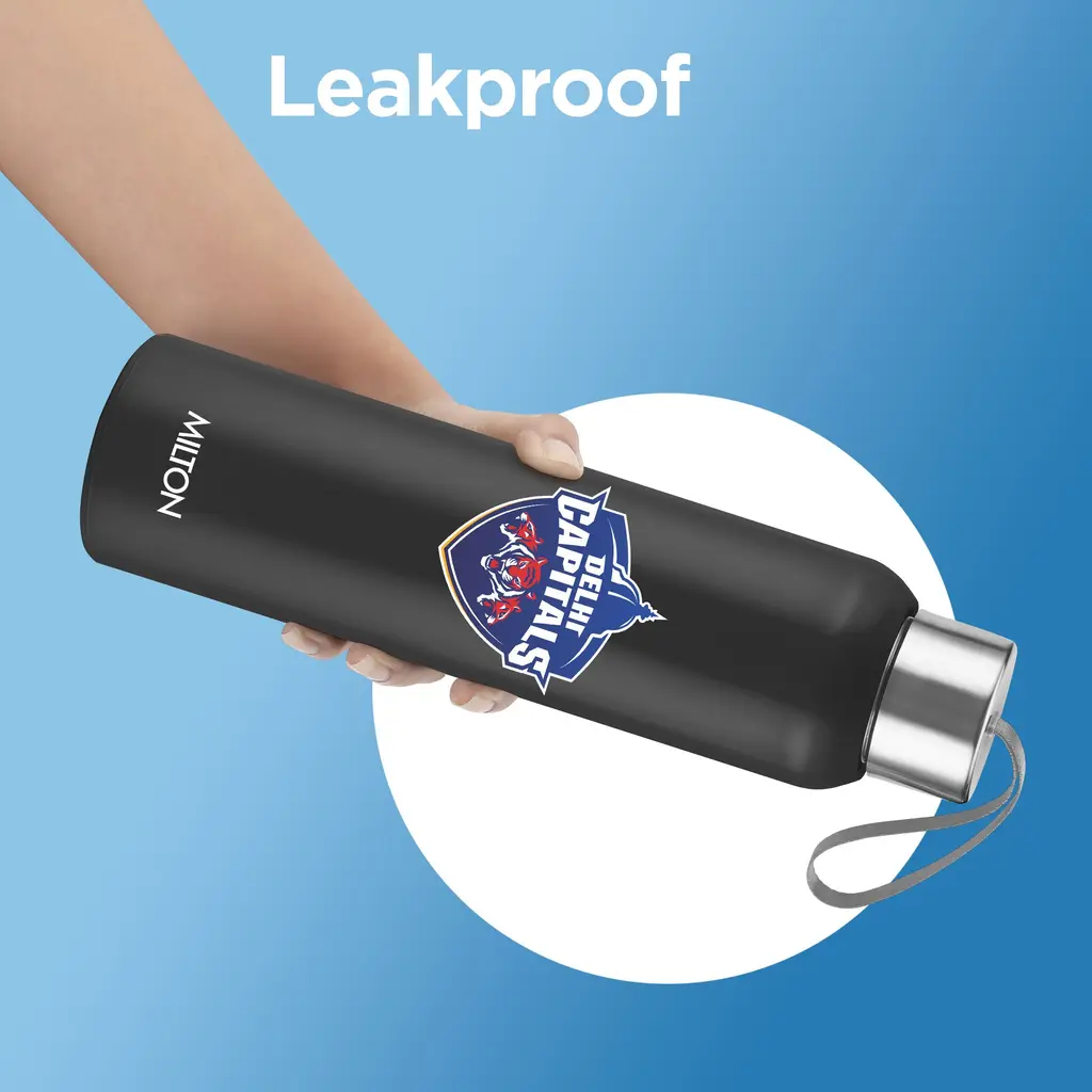 Milton Sports Steel Halo UV Printing Water Bottle - Delhi Capitals (DC) - Milton, view 6
