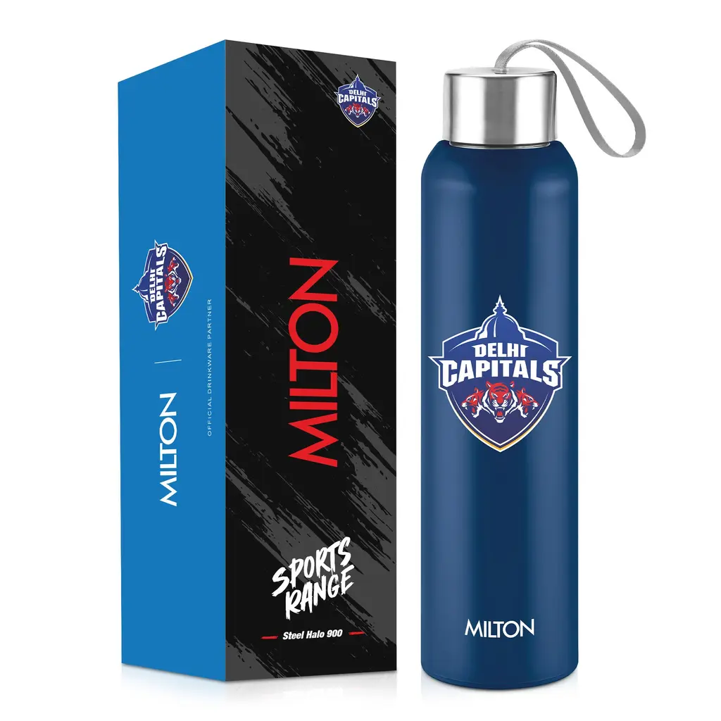 Milton Sports Steel Halo UV Printing Water Bottle - Delhi Capitals (DC) - Milton, view 8