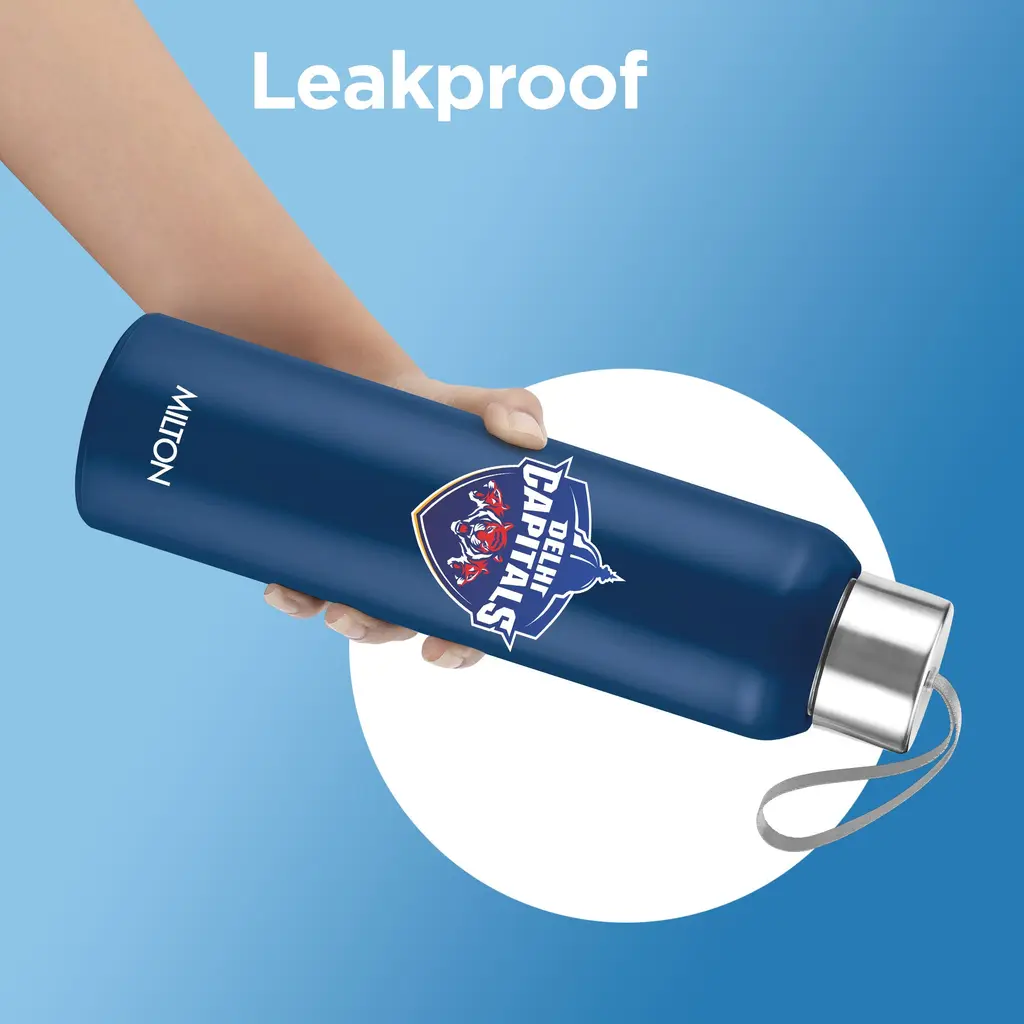 Milton Sports Steel Halo UV Printing Water Bottle - Delhi Capitals (DC) - Milton, view 15
