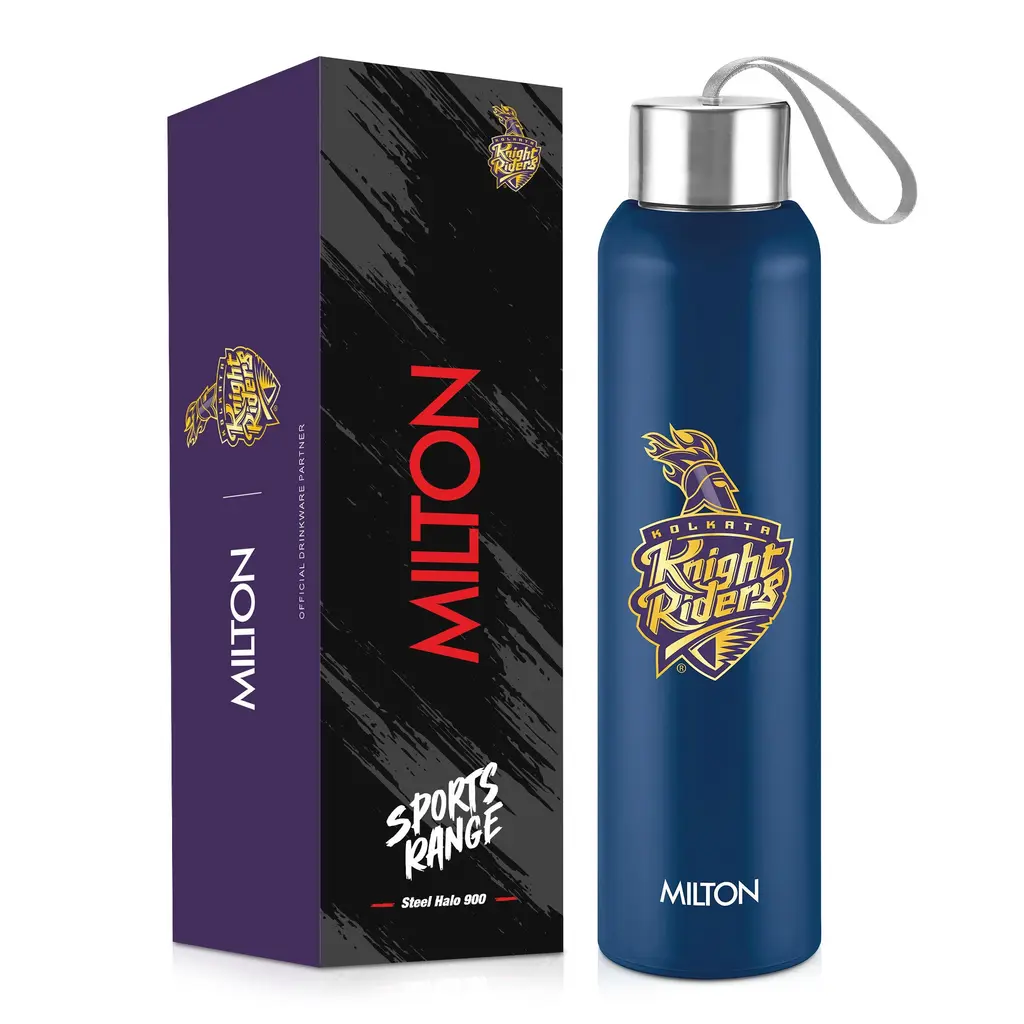Milton Sports Steel Halo UV Printing Water Bottle - Kolkata Knight Riders (KKR) - Milton, view 10