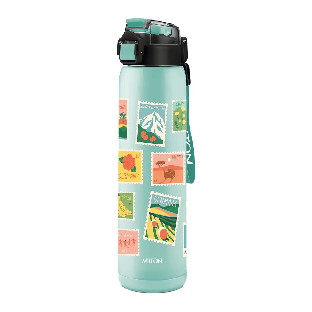 Milton Steel Edge Thermoware Bottle With Twin Lid