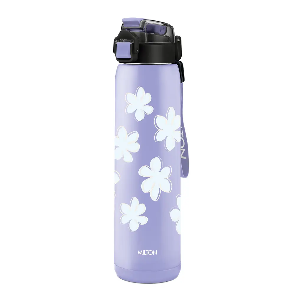 Milton Steel Edge Thermoware Bottle With Twin Lid, view 3