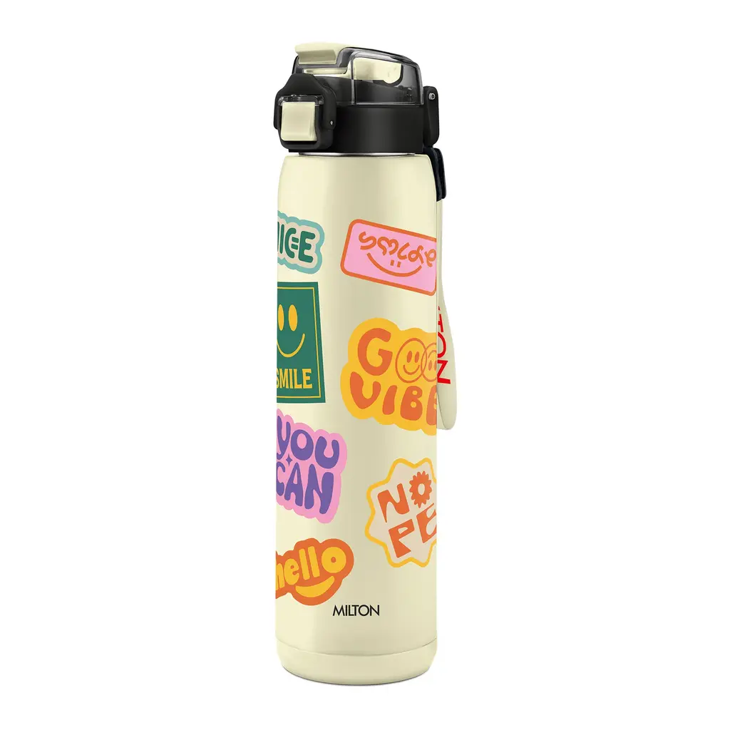 Milton Steel Edge Thermoware Bottle With Twin Lid, view 4
