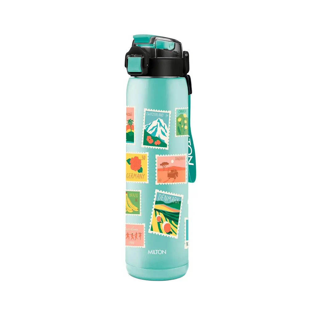 Milton Steel Edge Thermoware Bottle With Twin Lid, view 5