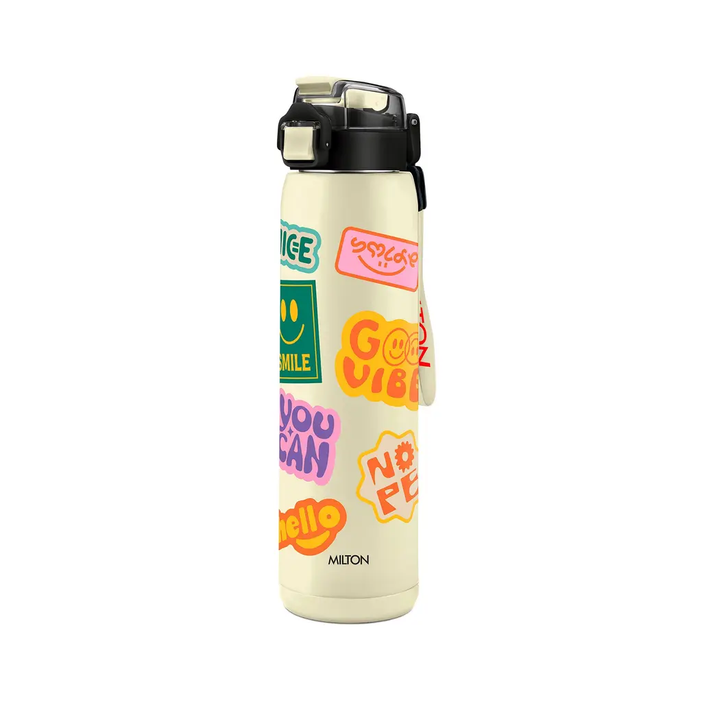 Milton Steel Edge Thermoware Bottle With Twin Lid, view 8