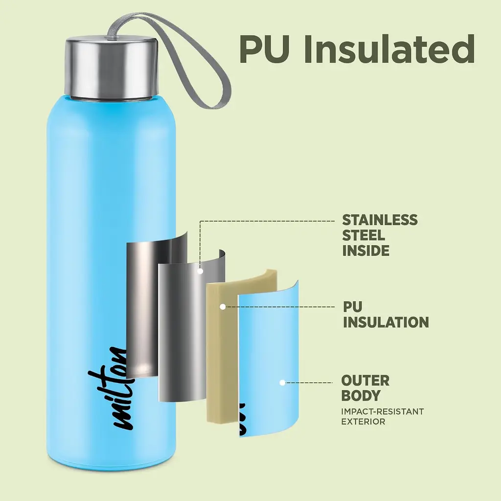 Milton Steel Halo Water Bottle, view 12