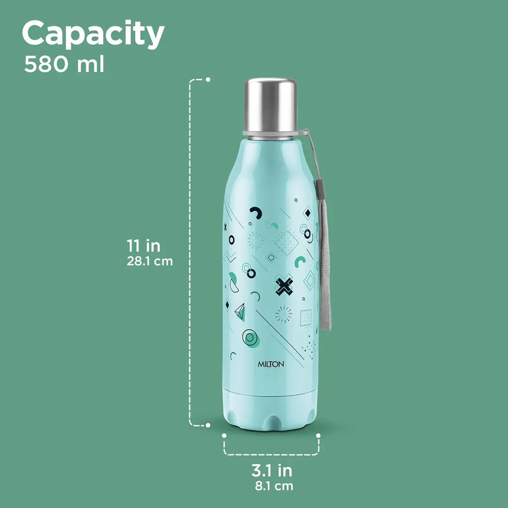 Milton Steel Linear Insulated Water Bottle, view 4