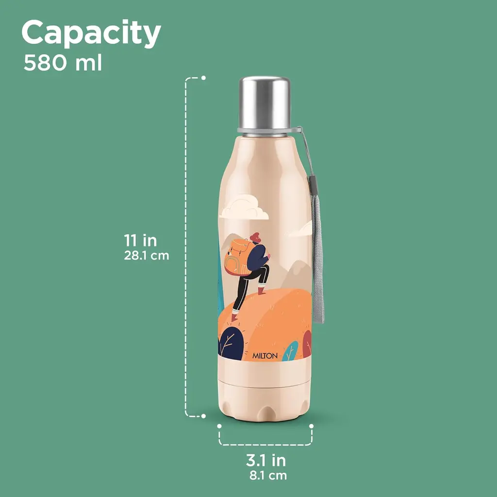 Milton Steel Linear Insulated Water Bottle, view 7