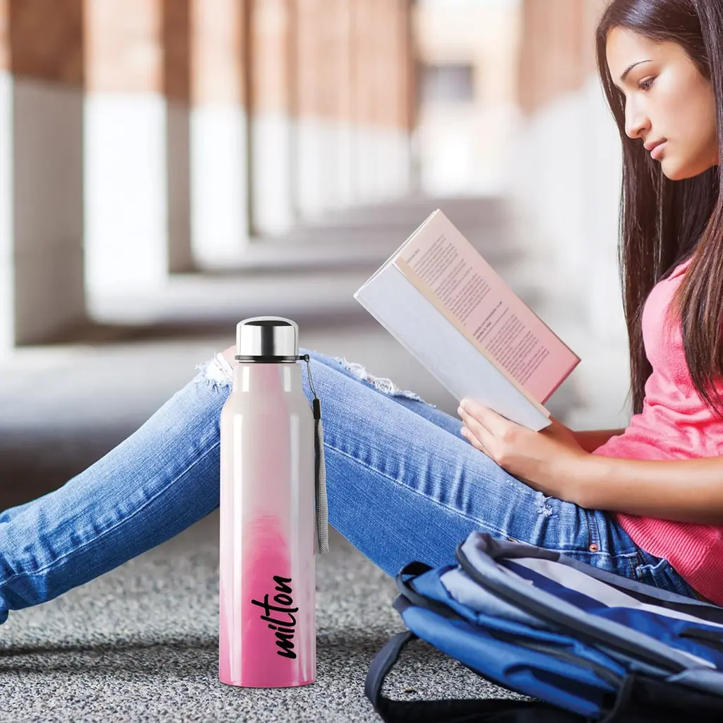 Milton Steel Marble Water Bottle, view 3