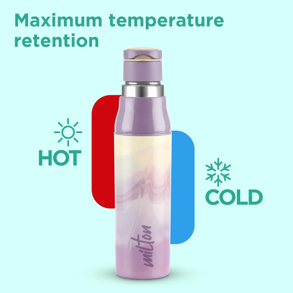 Milton Steel Sublime Insulated Water Bottle, view 2