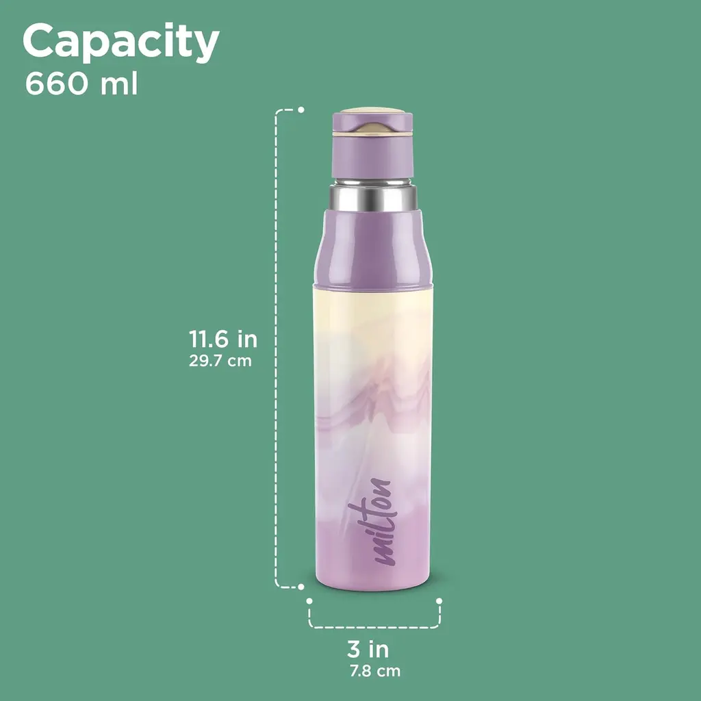 Milton Steel Sublime Insulated Water Bottle, view 3
