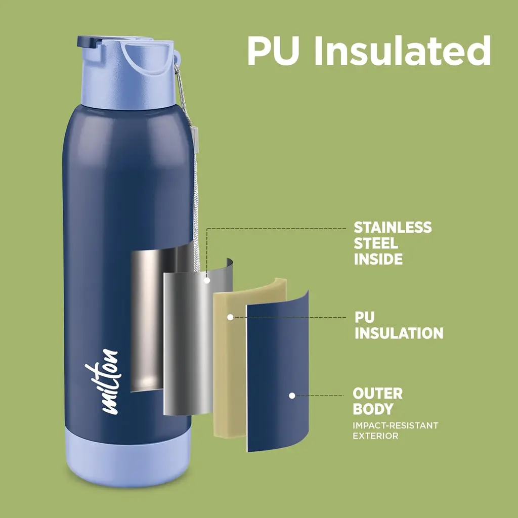 Milton Steel Swag Insulated Water Bottle, view 5