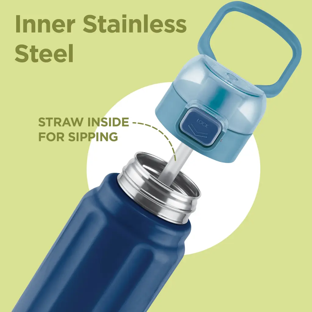 Milton Steel Taurus Water Bottle, view 3
