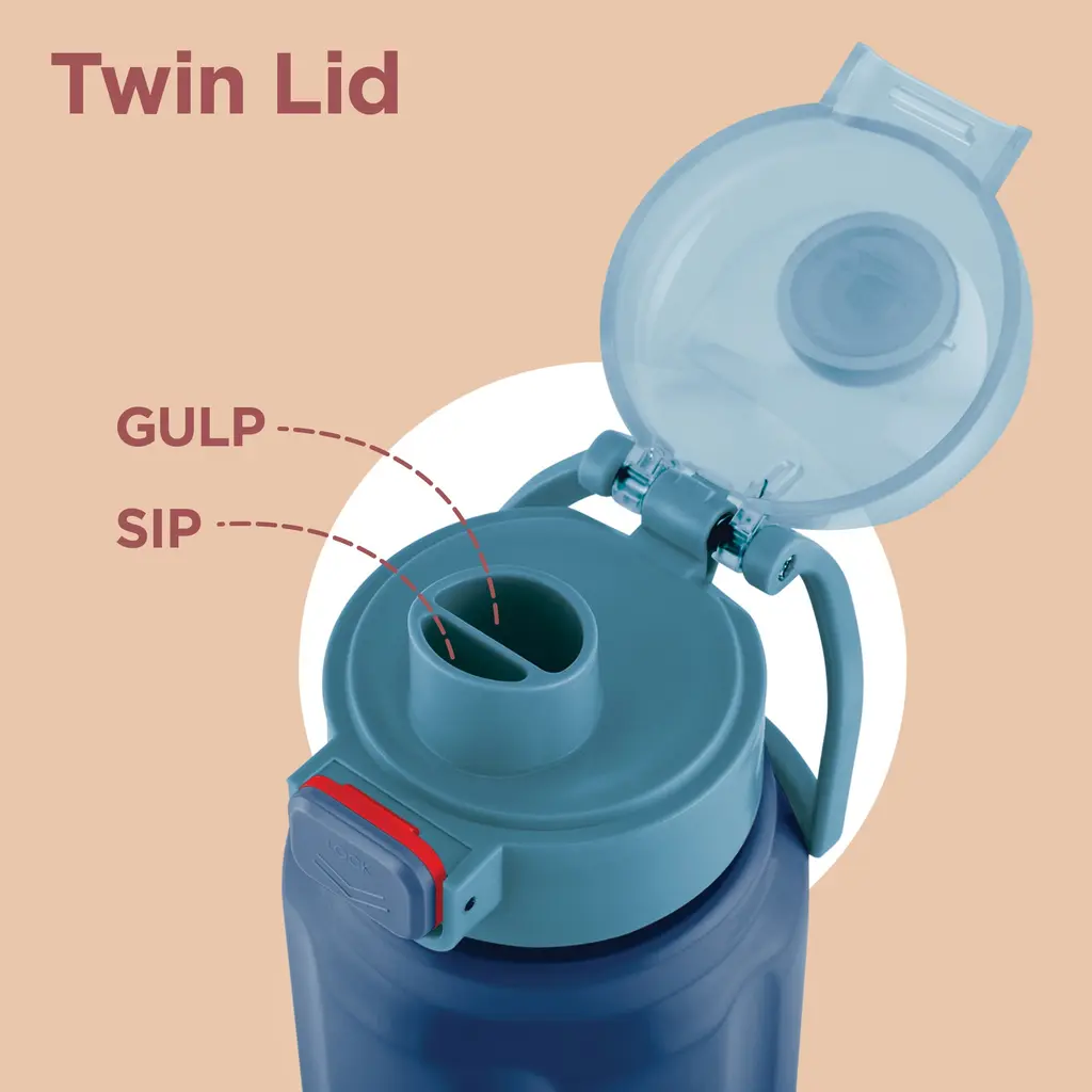 Milton Steel Taurus Water Bottle, view 8