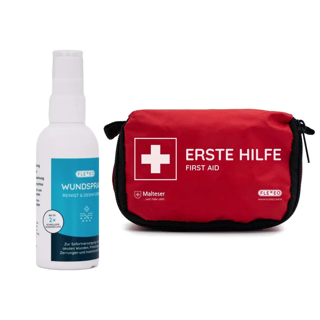 Mini first aid set and wound spray 75 ml-outdoor bicycle hiking travel small first aid kit on the way children small mini first aid set + wound spray 75 ml