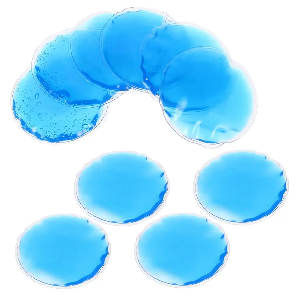 Minkissy 10 pieces of gel eye mask cooling ice sleep masks cooling eye pads Gel ice bag hot and cold treatment for dark circles and swelling in women and men