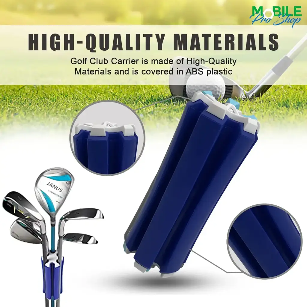 Mobile Pro Shop Golf Club Carrier Holds up to 6 Golf Clubs, Keeps Your Clubs Visible — Golf