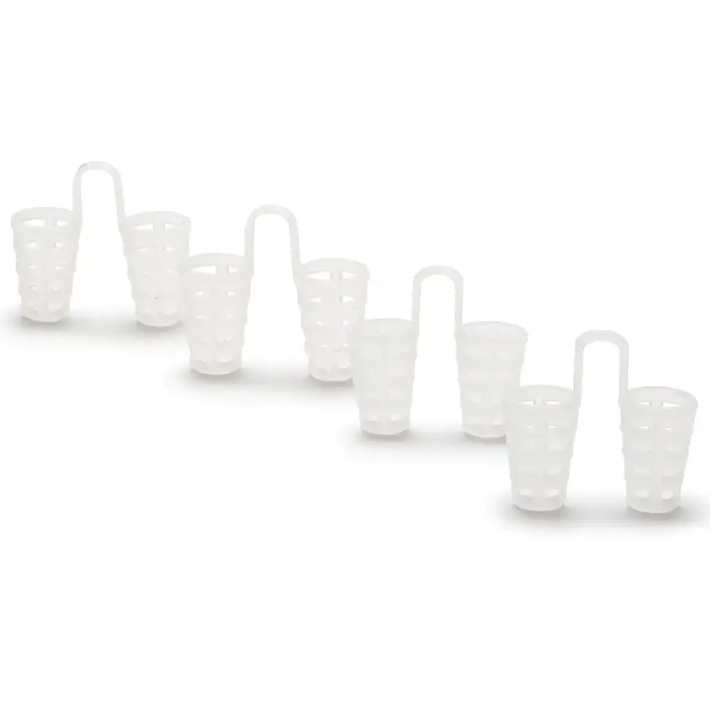 Mocha Essentials Anti Snore Vents with Bonus Travel Case- Ultra Comfortable Nose — pack of 4