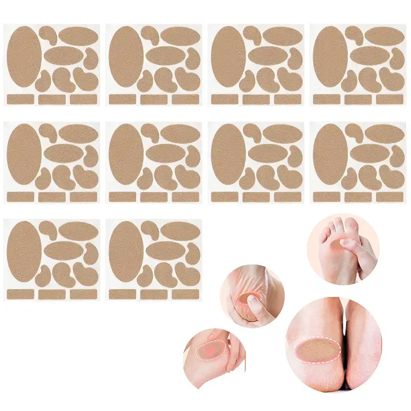 Moleskin Tape Flannel Adhesive Pads, Avoid Super Skin Blister,Pre-Cut Moleskin Very Easy to Paste,Foot Protection for Heels by Cenipar
