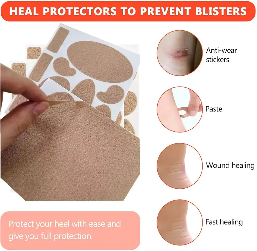 Moleskin Tape Flannel Adhesive Pads, Avoid Super Skin Blister,Pre-Cut Moleskin Very Easy — Body Support