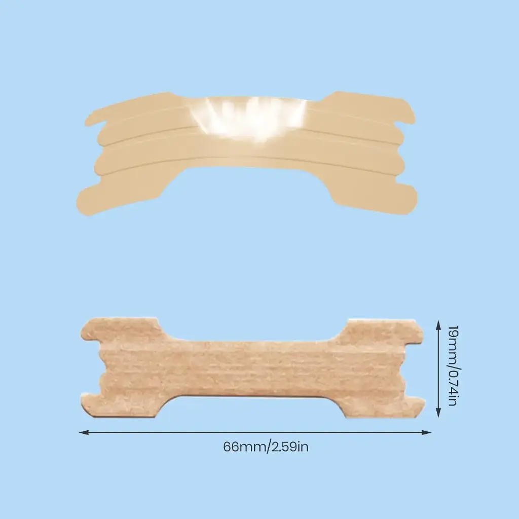 MQUPIN Upgraded Nasal Strips Safe Promotes Nose Breathing Easy Removal(66mm*19mm) (75 — Sleep Wellness