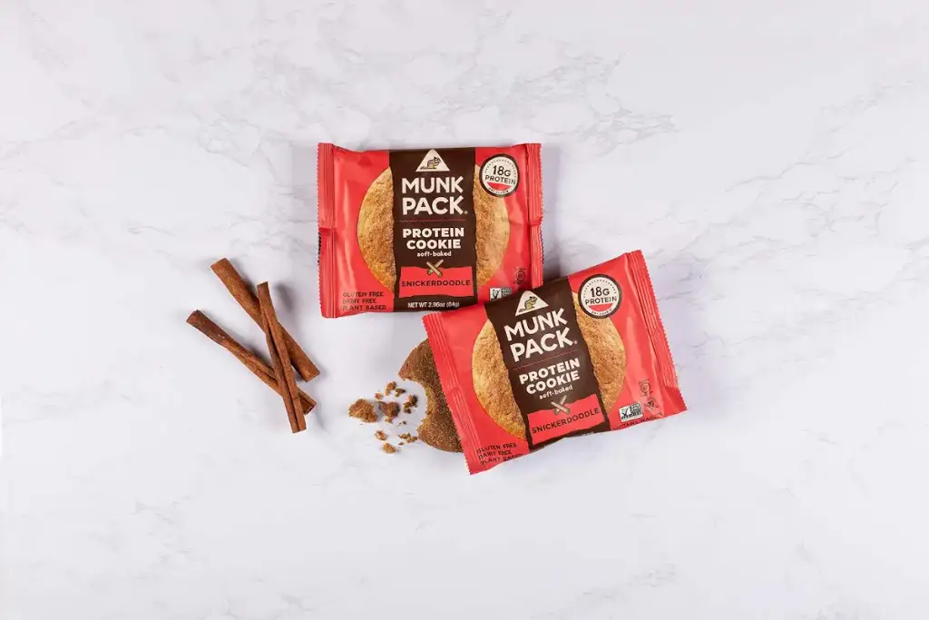 Munk Pack Protein Cookie, Snickerdoodle, 1 Cookie, 2.96 Ounce — Sports Nutrition