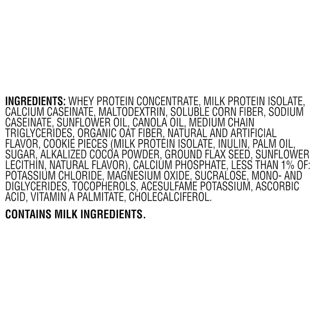 Muscle Milk Genuine Protein Powder Cookies 'N Cr me 1.93 Pounds 12 Servings 32g Protein — 1.93 lb