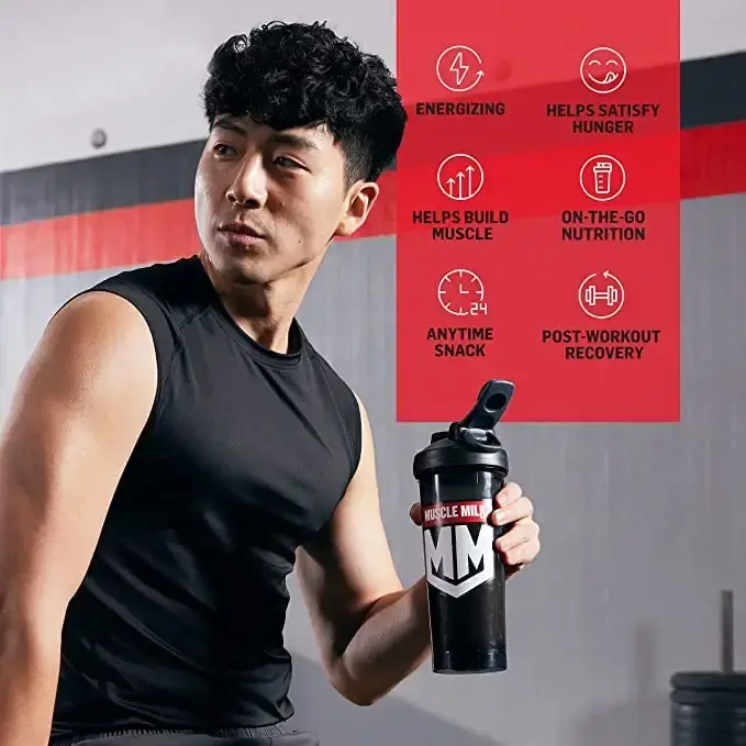 Muscle Milk Genuine Protein Powder, Vanilla Creme, 1.93 Pounds, 12 Servings, 32g Protein — Powder