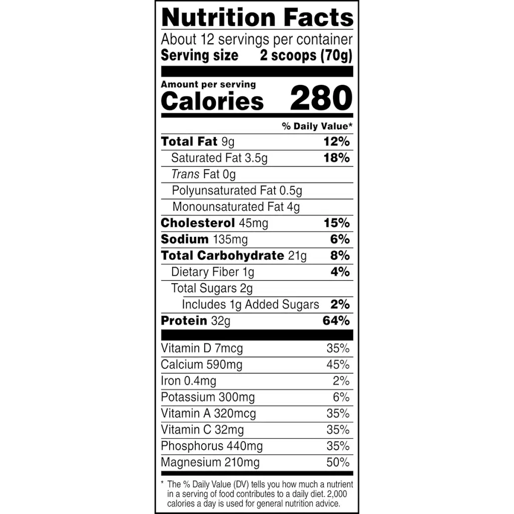 Muscle Milk Genuine Protein Powder, Vanilla Creme, 1.93 Pounds, 12 Servings, 32g Protein — Sports Nutrition