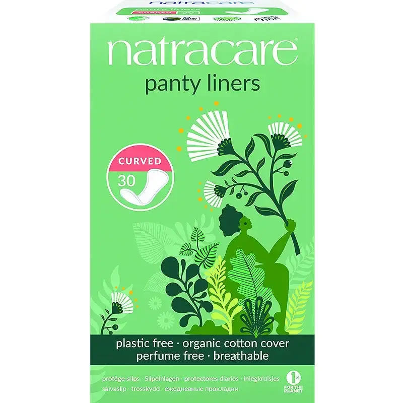 Natracare Organic & Natural Panty Liners Curved 30 Liners