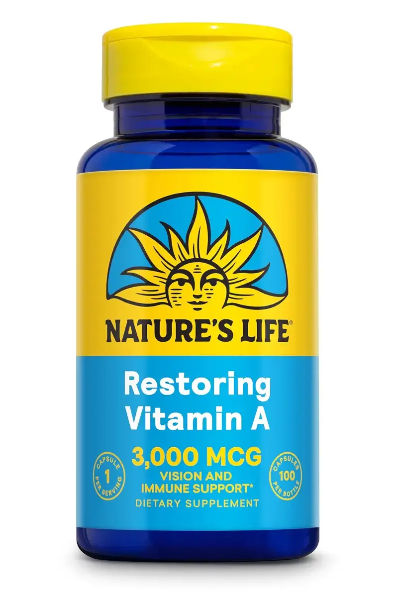 Nature's Life Vitamin A 10 000 IU | 100 ct 100 Count (Pack of 1)