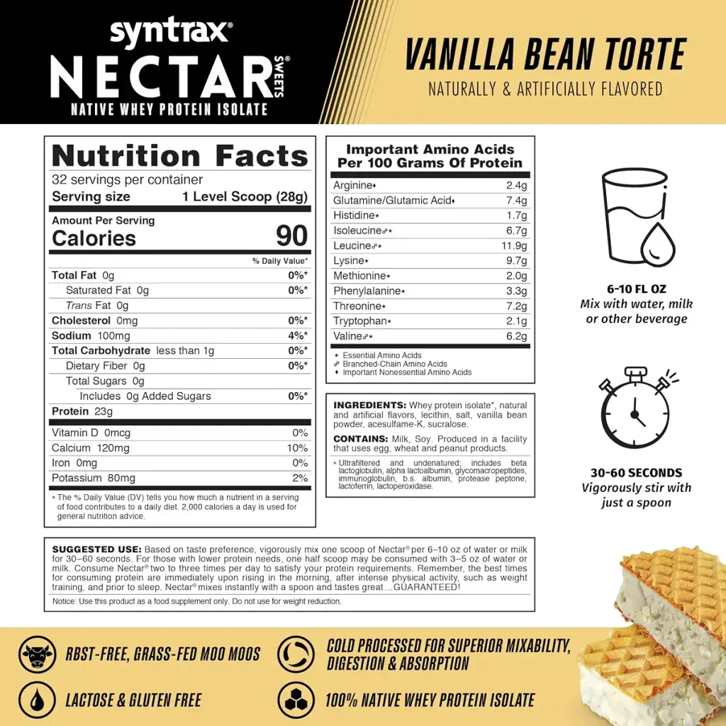 Nectar Sweets Vanilla Bean Torte 2 Pounds — 2 lb