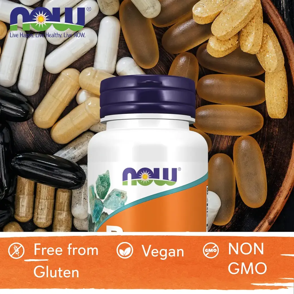 Now Foods Boron 3mg 100 Vegan Capsules Lab-Tested Gluten Free Soy Free Vegetarian — NOW