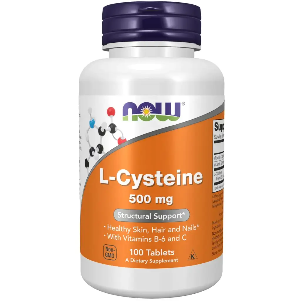 Now Foods L-Cysteine 500 mg 100 Tablets