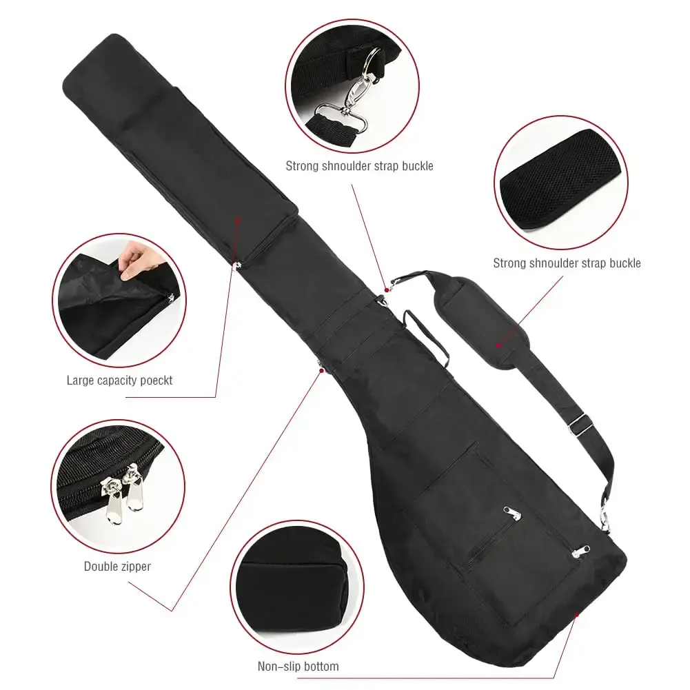 Number-one Golf Club Bag, Portable Foldable Golf Club Travel Bag for 8-10 Golf Clubs — Number-one