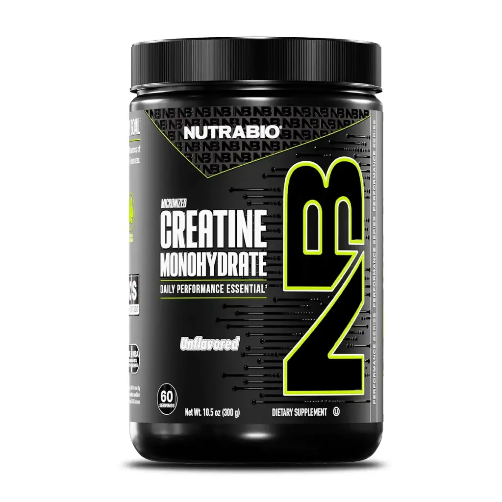 NutraBio Pure Micronized Creatine Monohydrate Powder Supplement, Unflavored, (300 g) - Supports Bulk Muscle Energy, Recovery, and Strength - HPLC Tested Creatine Powder Supplement for Men and Women Unflavored 300g