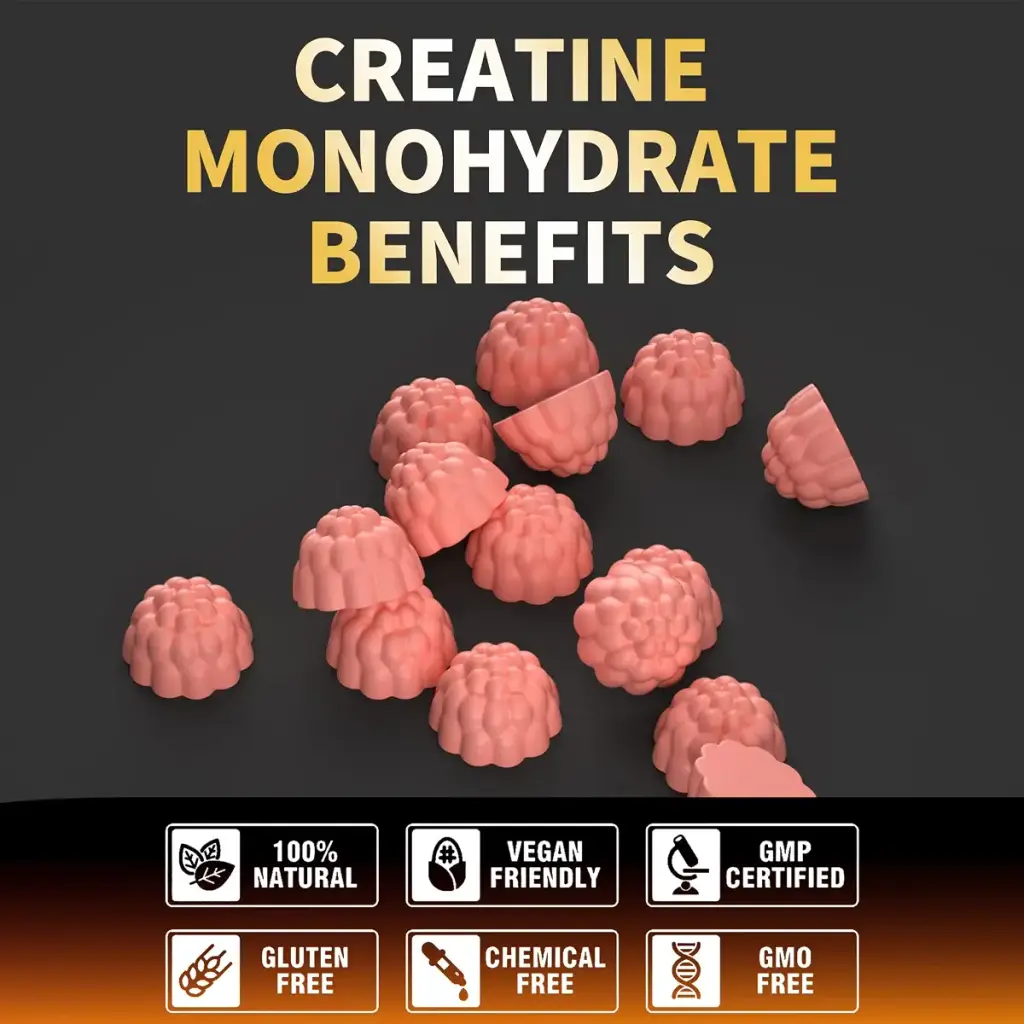 Nutravita NSF Certified Creatine Gummy - Creatine Monohydrate Gummies for Men & Women-5g — Gummies