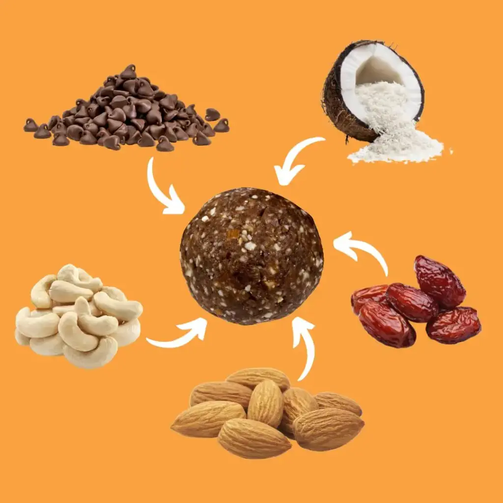 Nutri Laddu Indian Energy Balls Keto Friendly On-The-Go Single Serve Snack (Box of 5 — Stick packs