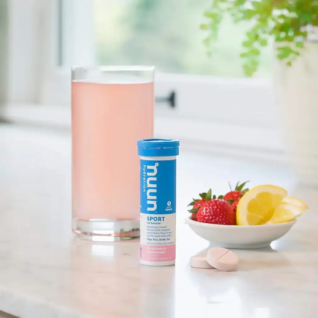 Nuun Hydration: Strawberry Lemonade Electrolyte Drink Tablets (2 Tubes of 10 Tabs) — pack of 2