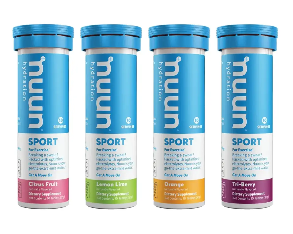 Nuun Sport Electrolyte Tablets Effervescent Hydration Supplement -Citrus Berry - 40 servings
